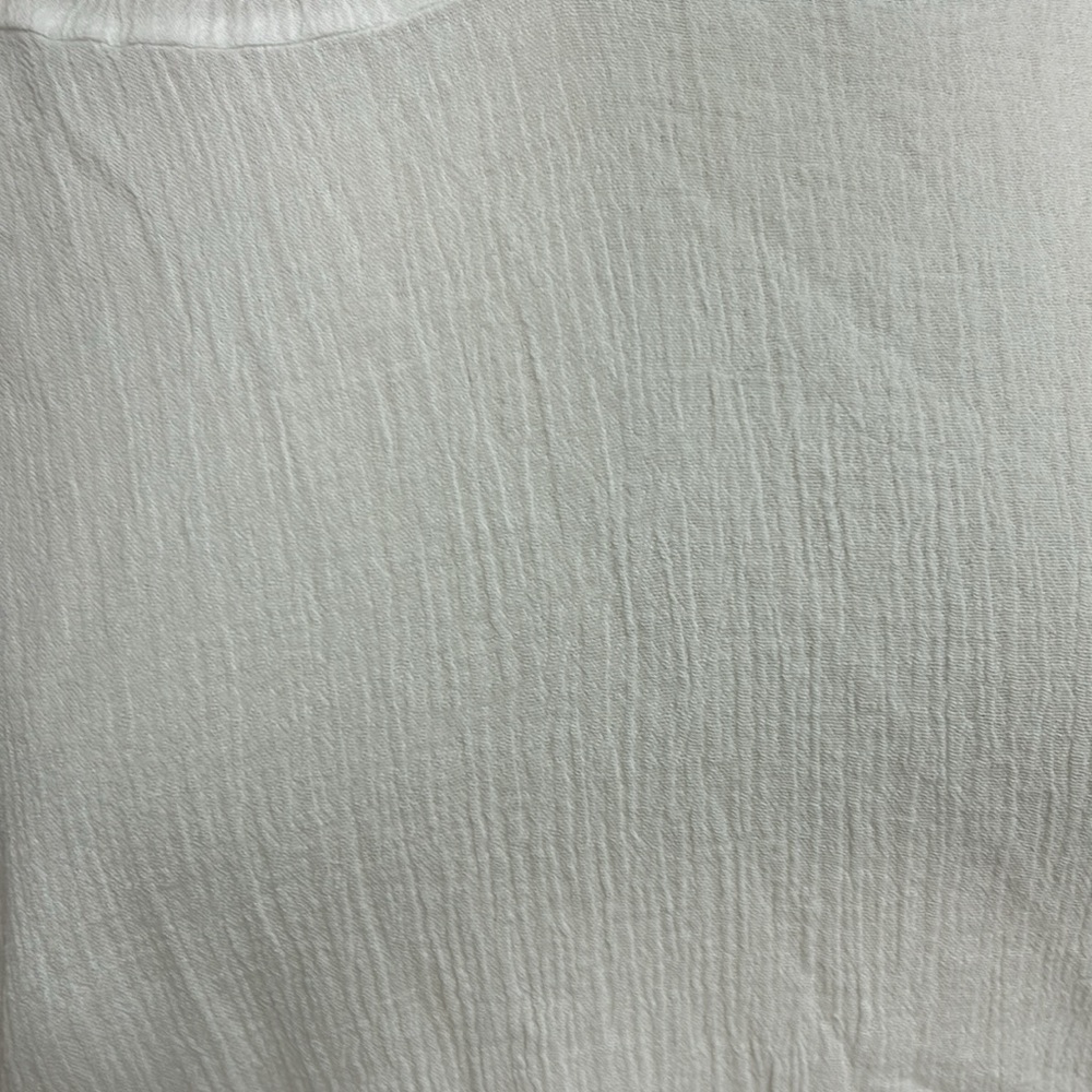 Bryn Walker white cotton gauze hoodie hooded hoody tunic top swim cover XL - Picture 3 of 13
